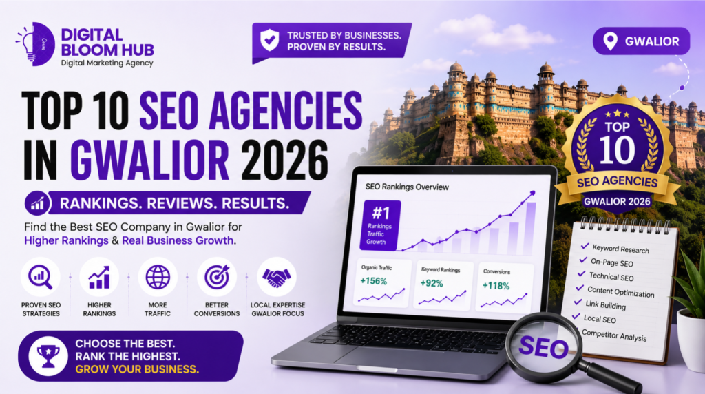 Top 10 SEO Agencies in Gwalior
